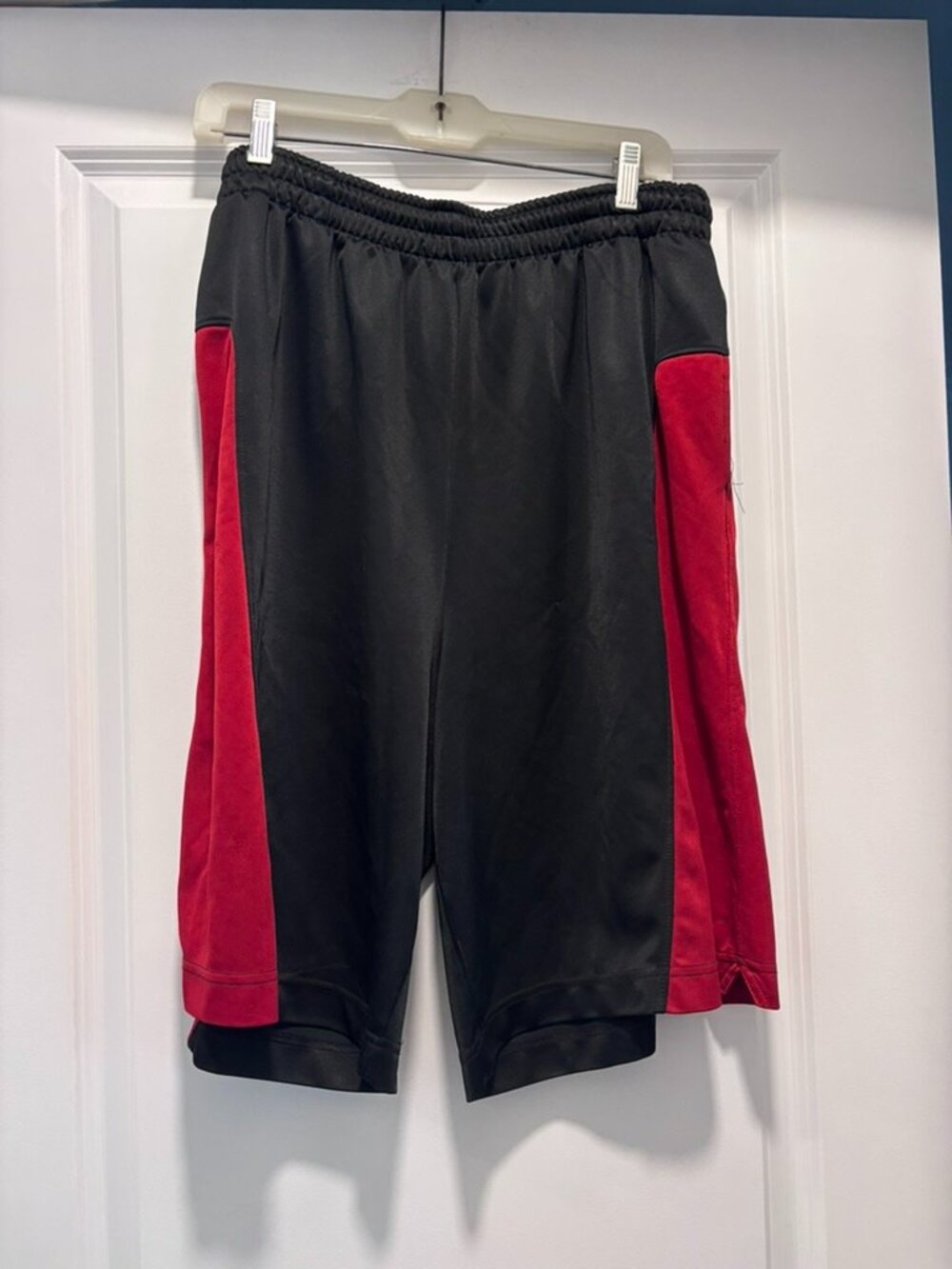 Men's Jordan Black and Red Basketball Shorts